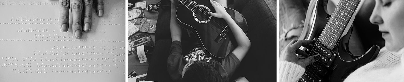 guitar，Electronic guitar，visually impaired ，Musical Instruments，voice，product design，