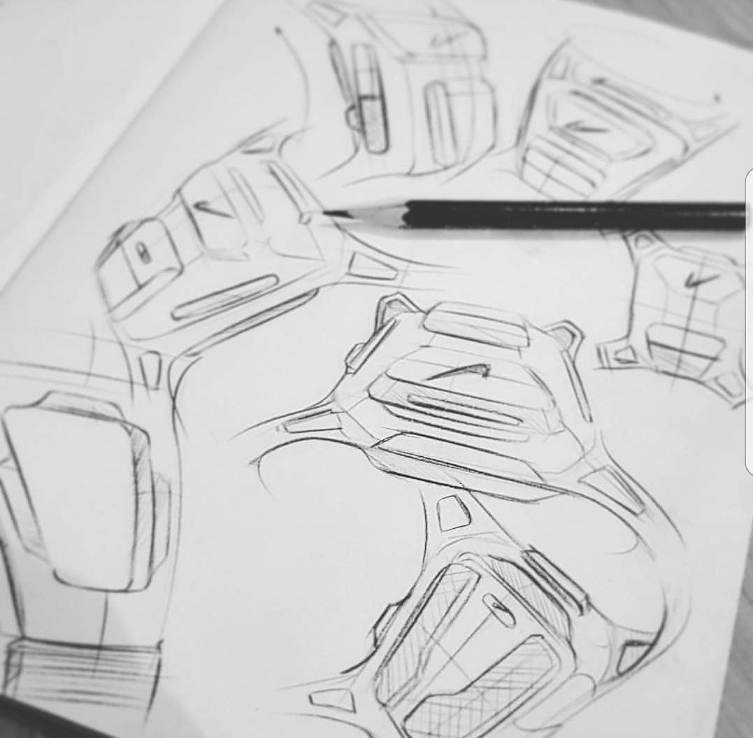 Hand drawn，Design sketch，Product renderings，