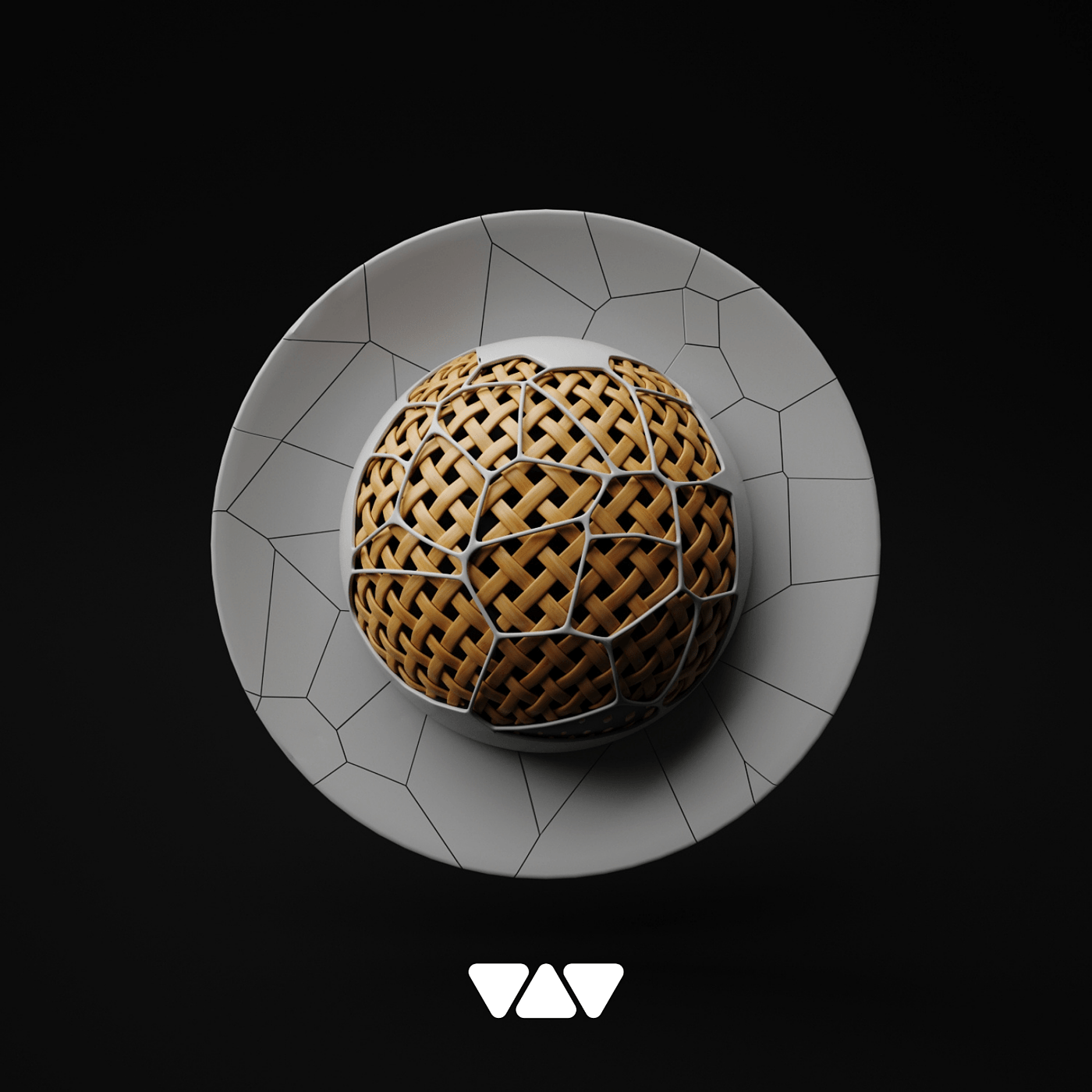 Sculpture，Handmade，Voronoi，voronax，product design，