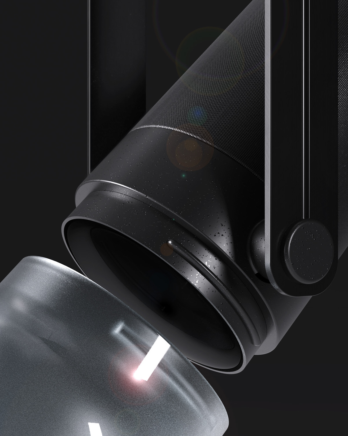 loudspeaker box，Mik，product design，lighting，Spotlight technology，