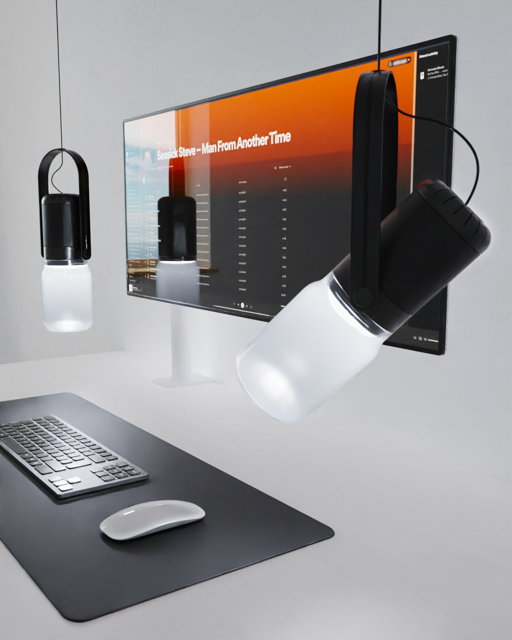 loudspeaker box，Mik，product design，lighting，Spotlight technology，