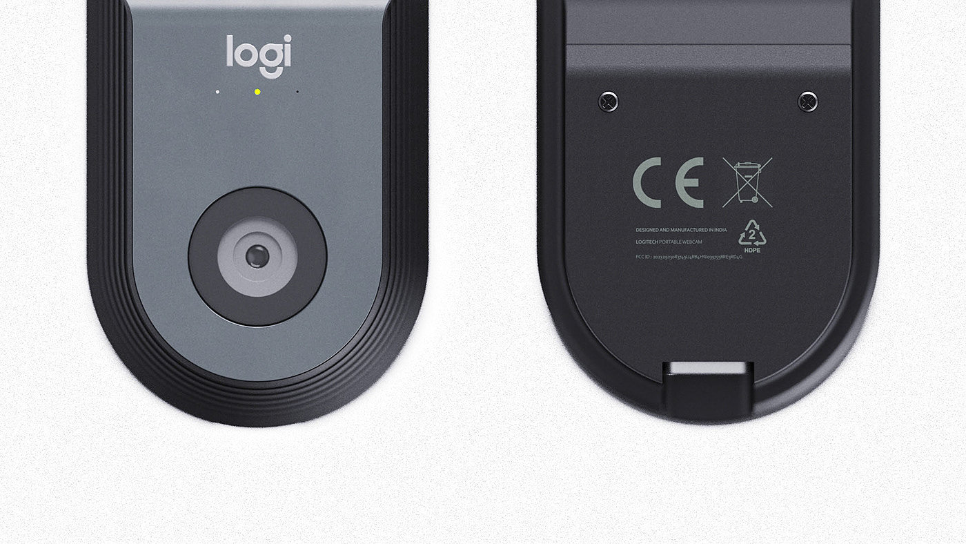 Webcam，product design，Clipp，Minimalism，Logitech，