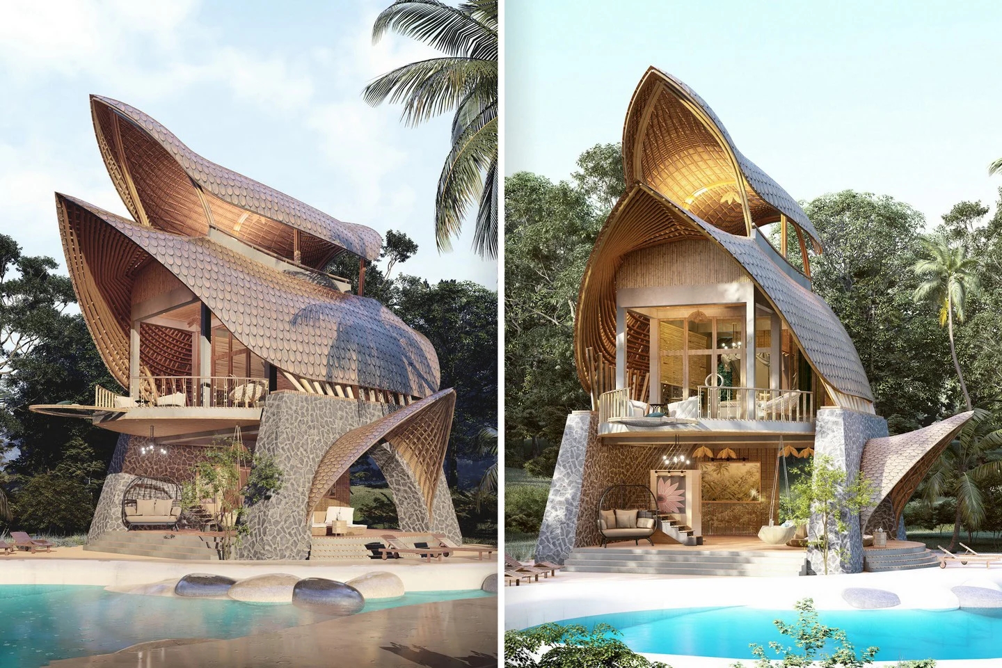 Bali，Seaside villa，modularization，