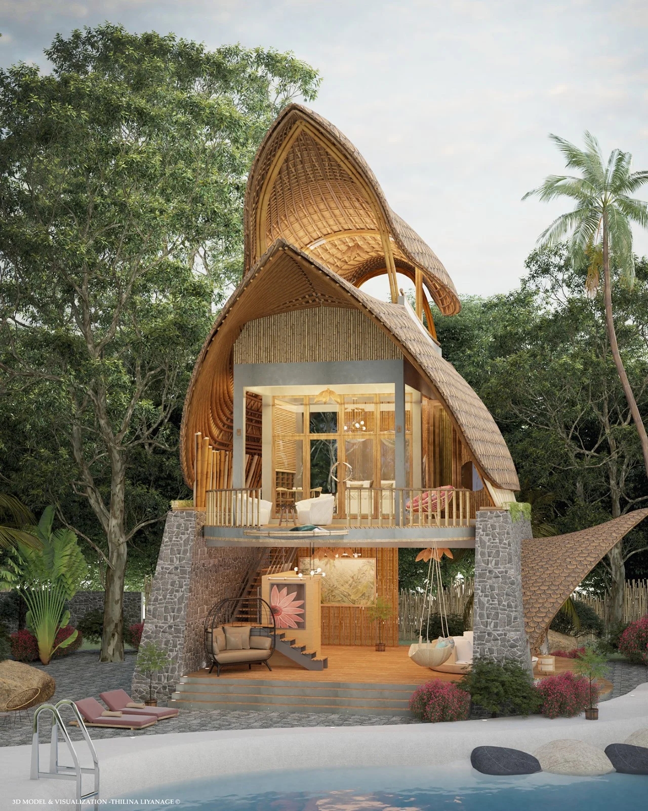 Bali，Seaside villa，modularization，