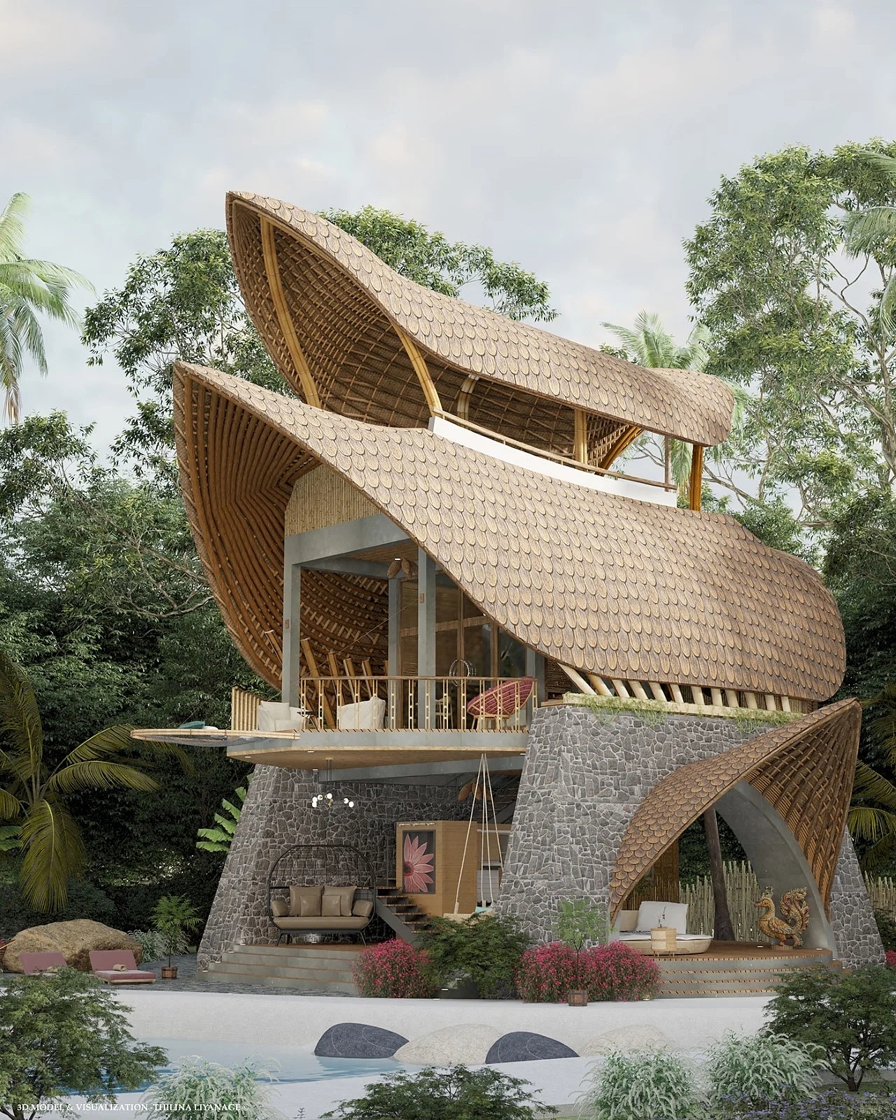 Bali，Seaside villa，modularization，