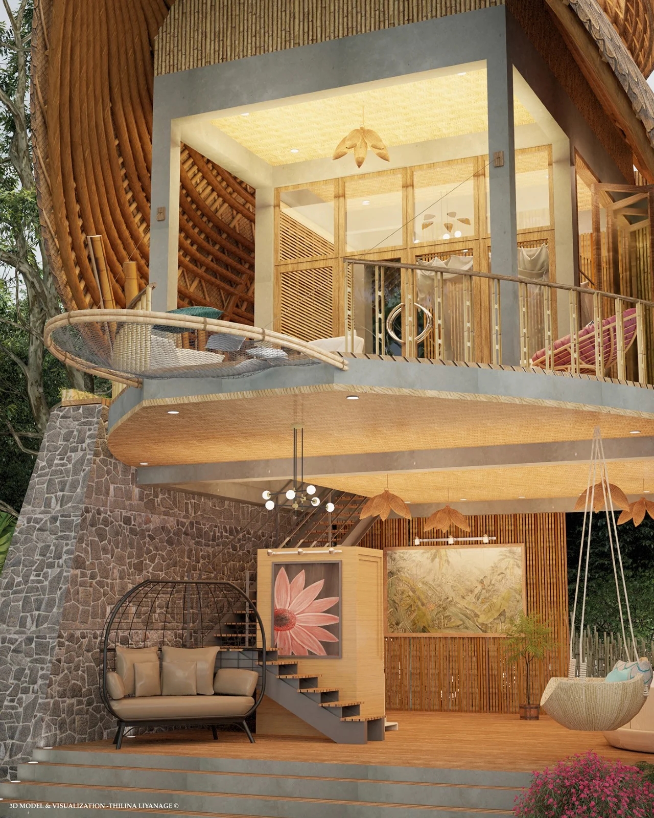 Bali，Seaside villa，modularization，