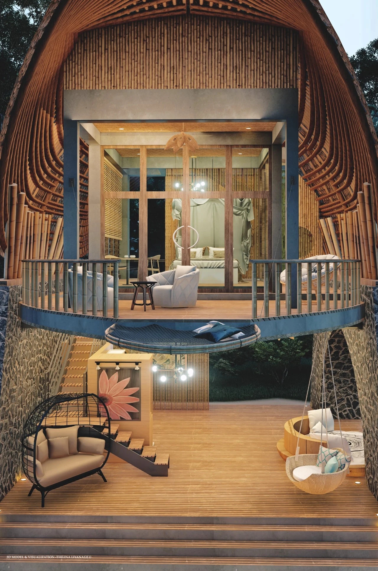 Bali，Seaside villa，modularization，