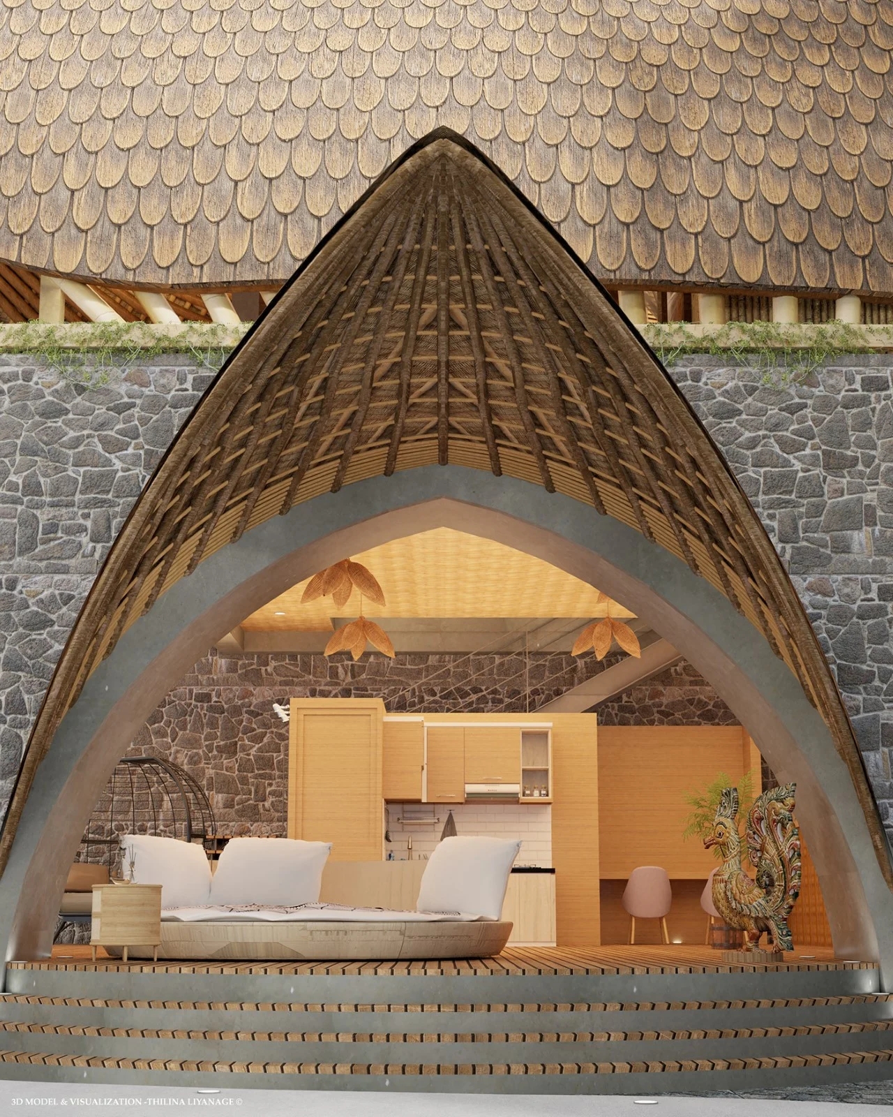 Bali，Seaside villa，modularization，