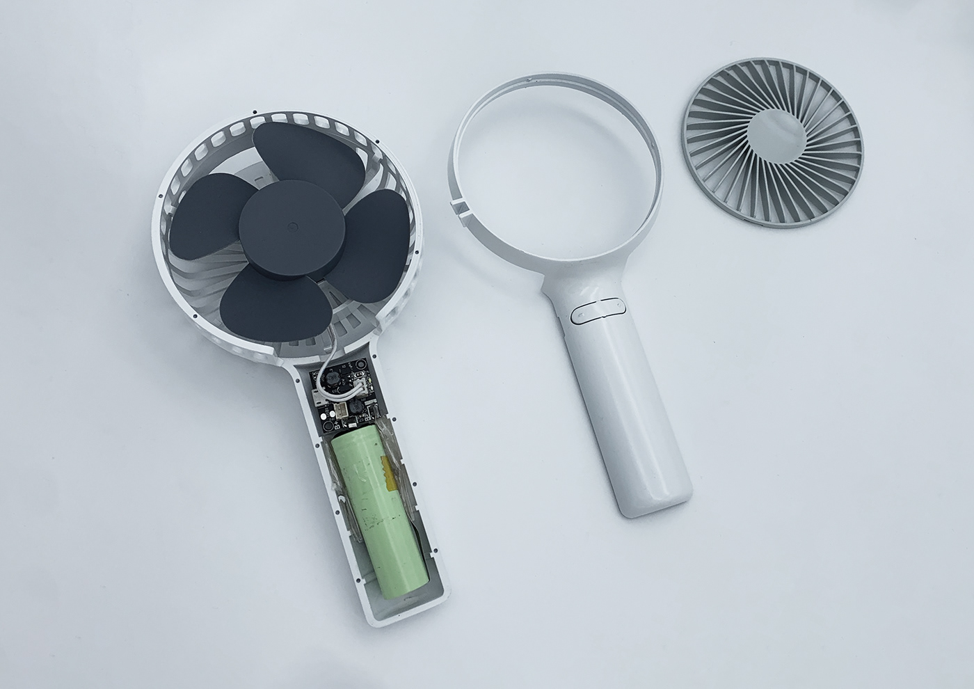 Convene fan，hold，Appearance design，