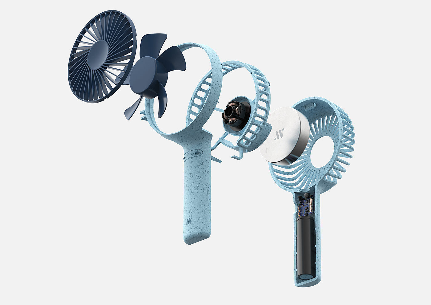 Convene fan，hold，Appearance design，