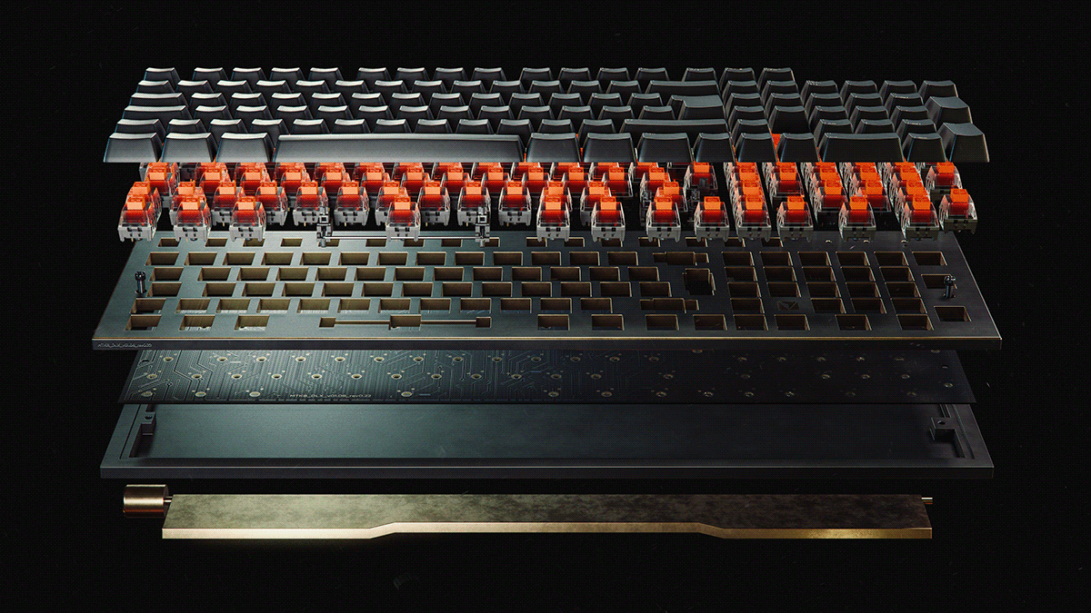 Mechanical keyboard，conceptual design，Appearance design，