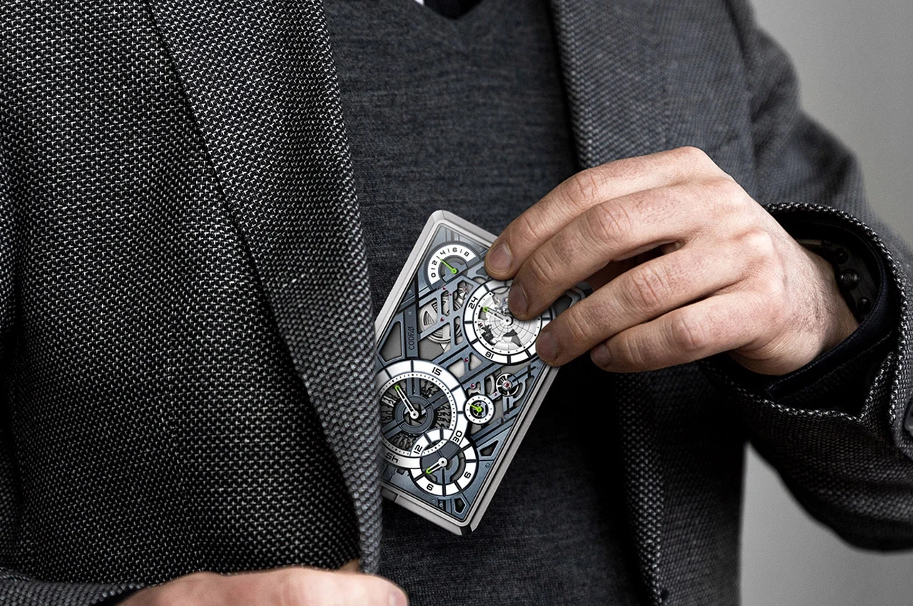 Hollowed out，Art，product design，Pocket Watch，