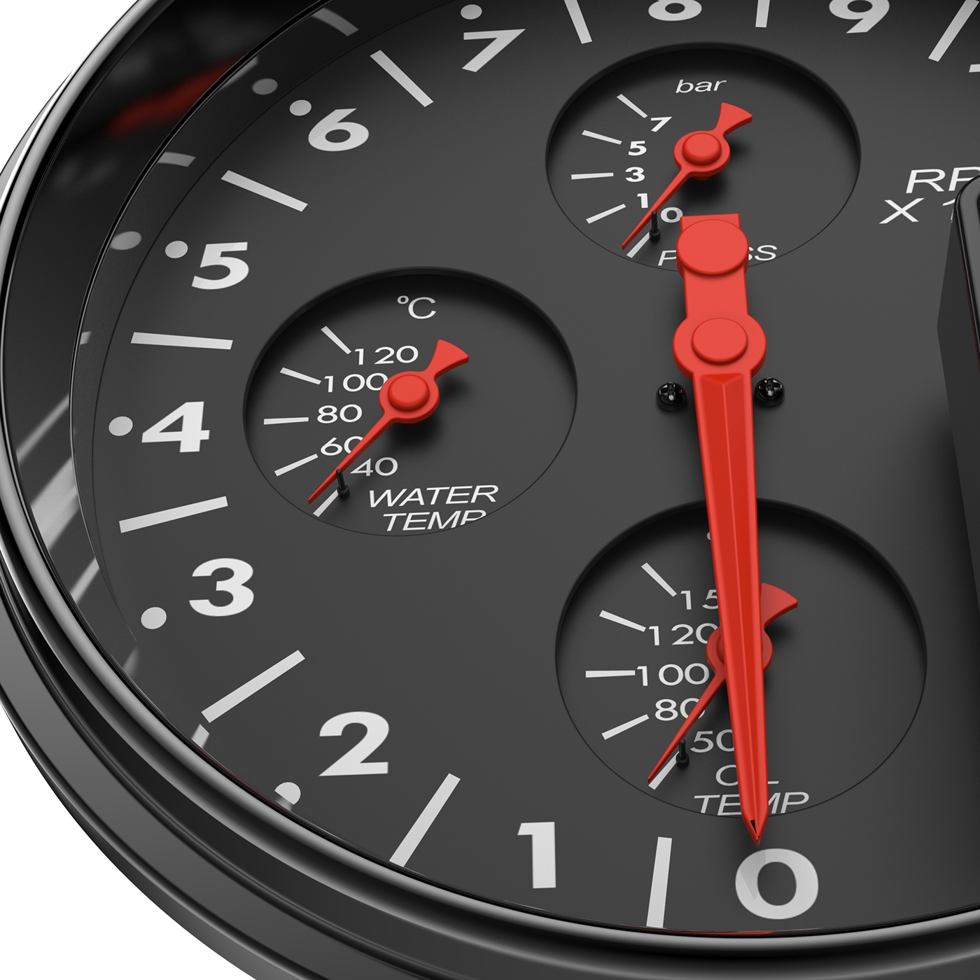 Reprint，tool，Pressure gauge，measure，