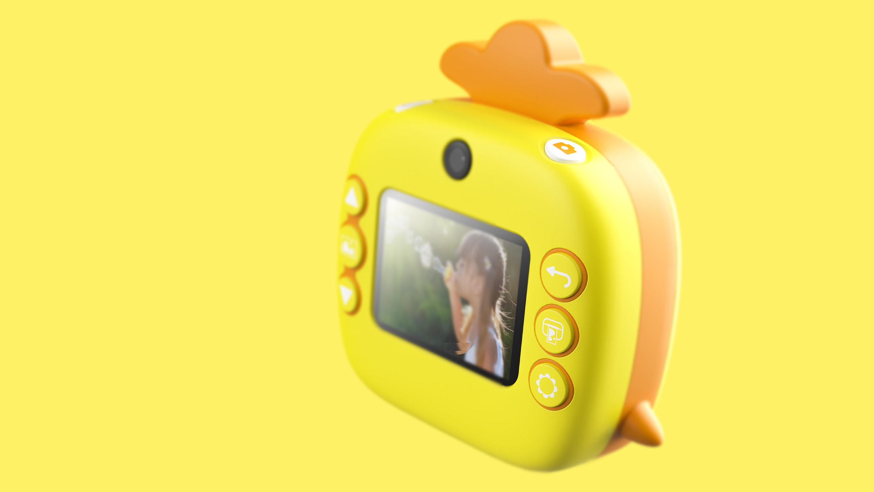 Cartoon，lovely，Children's camera，Simplicity，