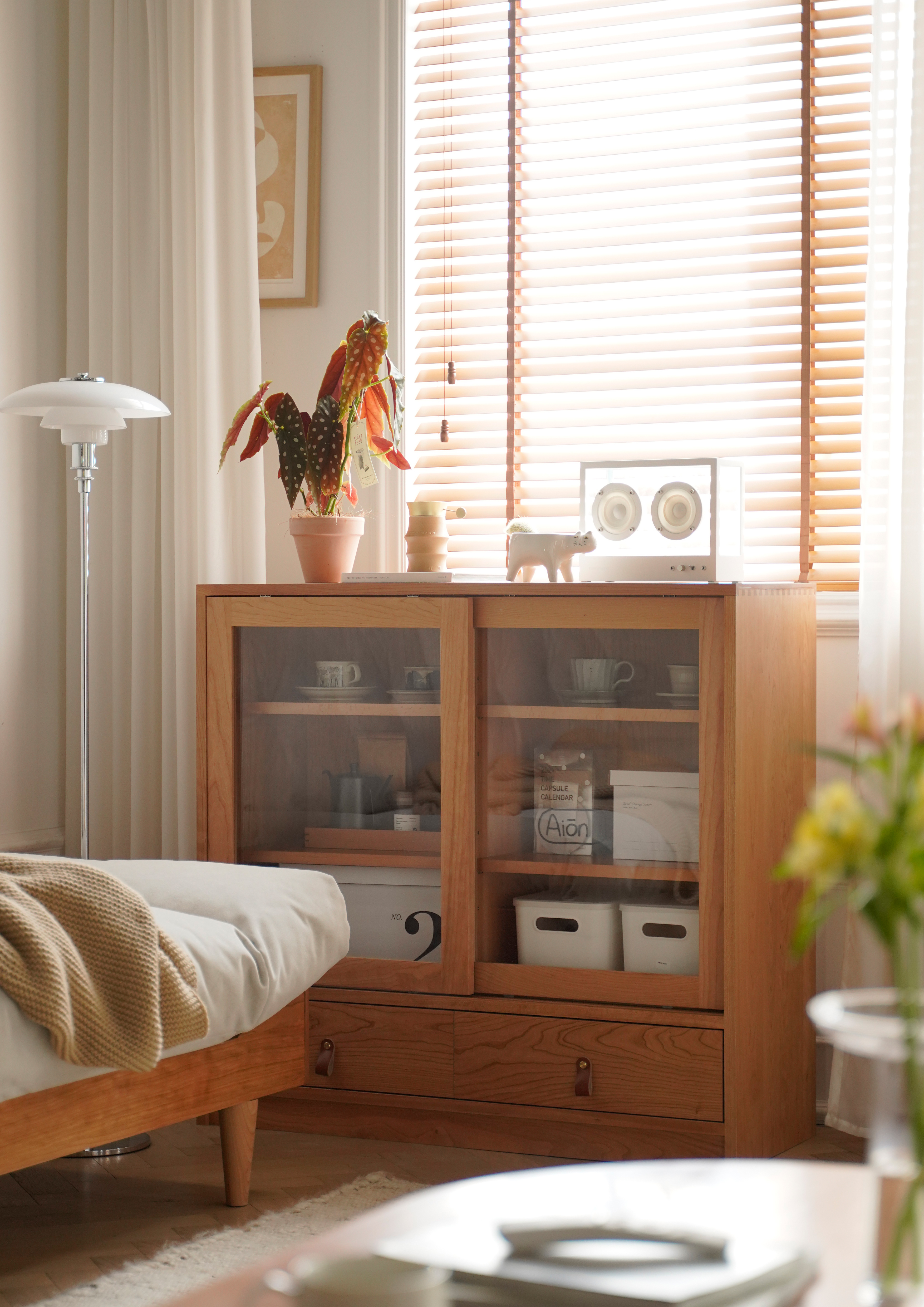 product design，furniture design ，industrial design，Combined cabinet，Solid wood combination cabinet，Cherry wood furniture，