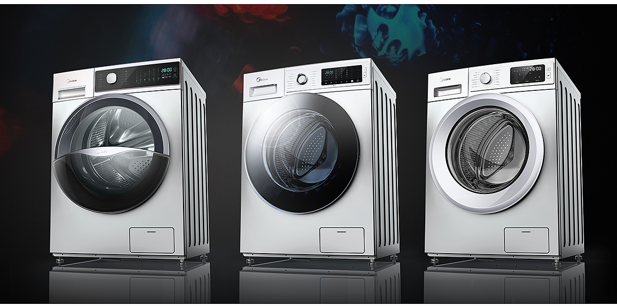 Appearance design，Product definition，Drum washing machine，Washing machine，