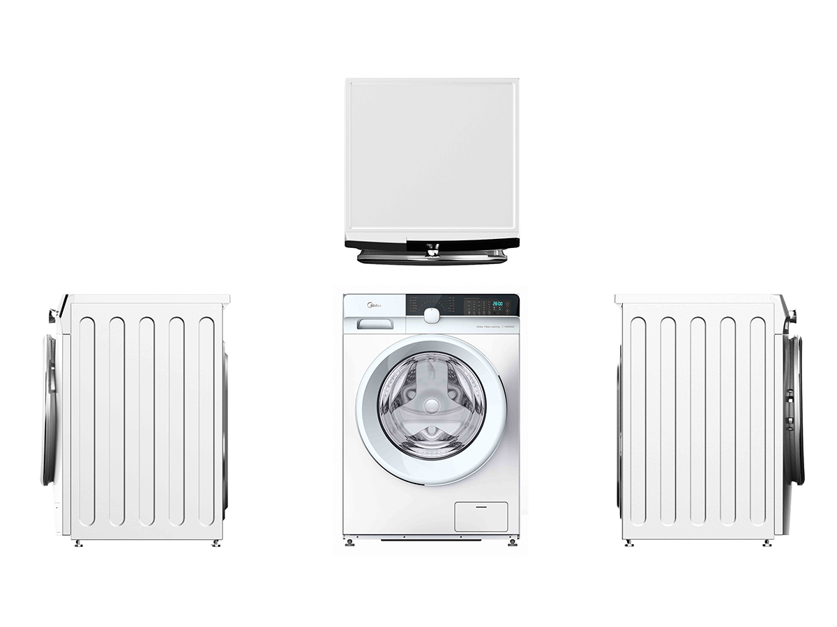 Appearance design，Product definition，Drum washing machine，Washing machine，