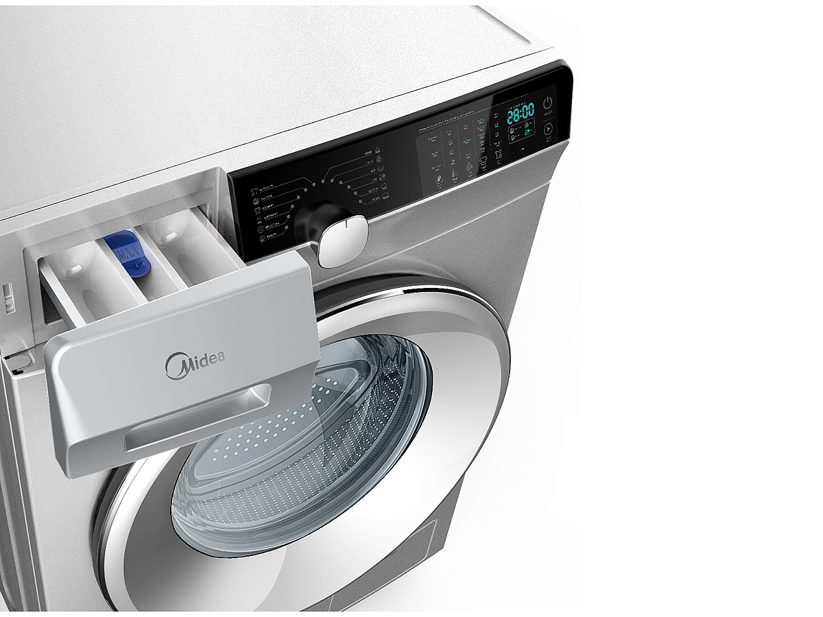 Appearance design，Product definition，Drum washing machine，Washing machine，