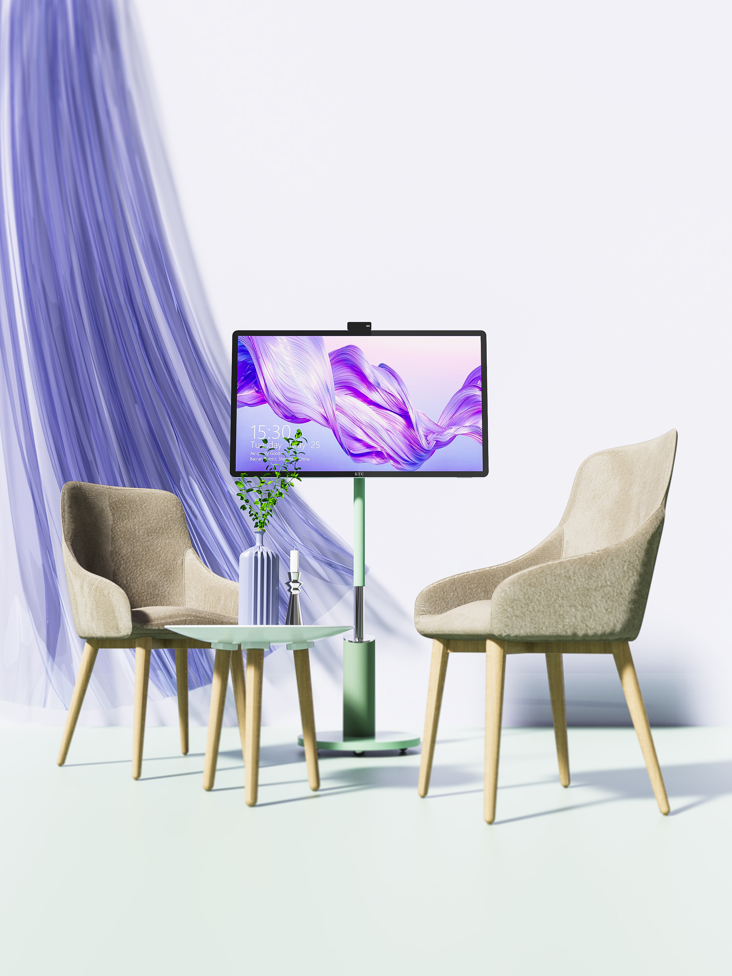 intelligence，Home Furnishing，to work in an office，Flat screen TV，removable，