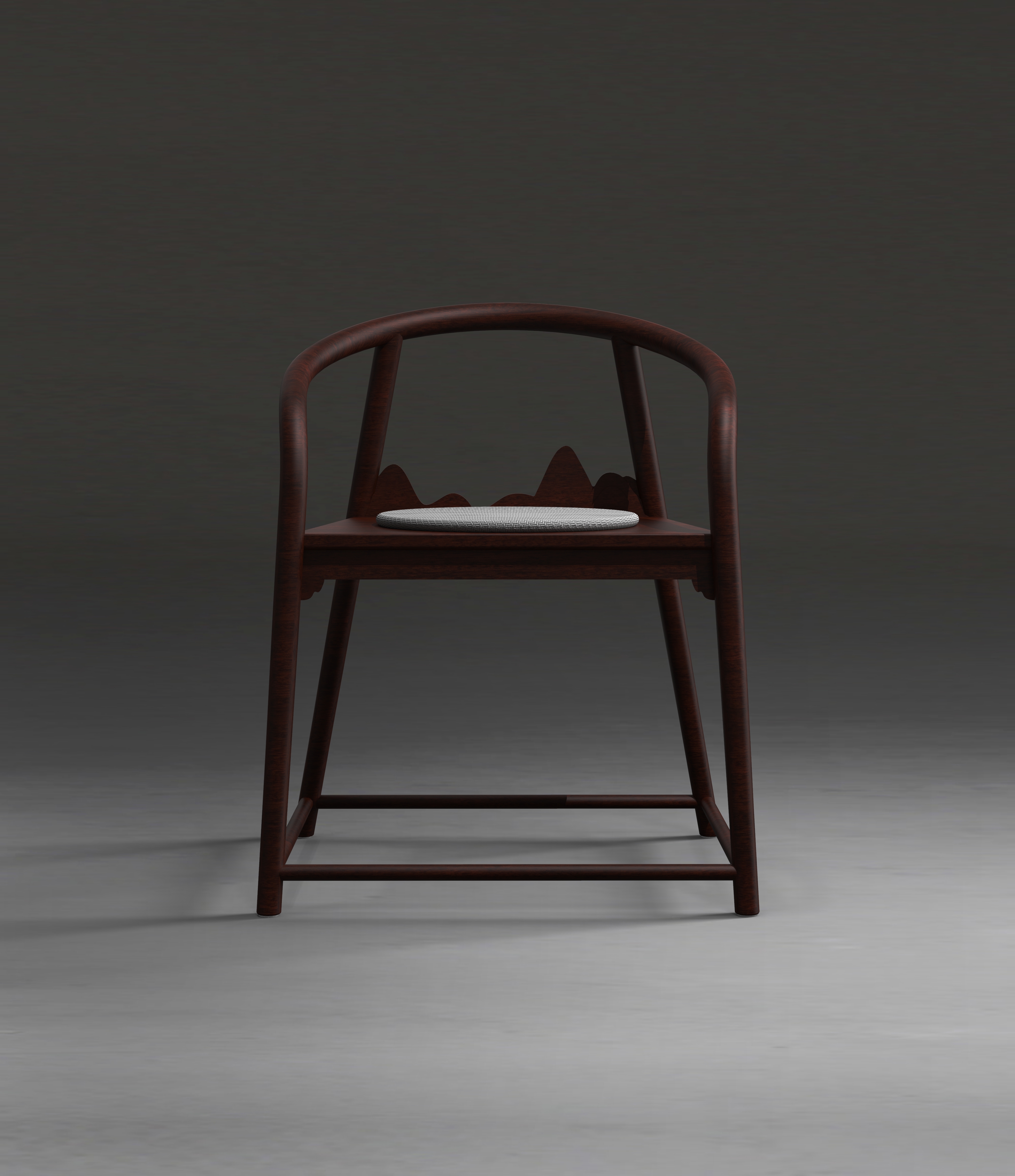 chair，New Chinese furniture，artistic conception，landscape，