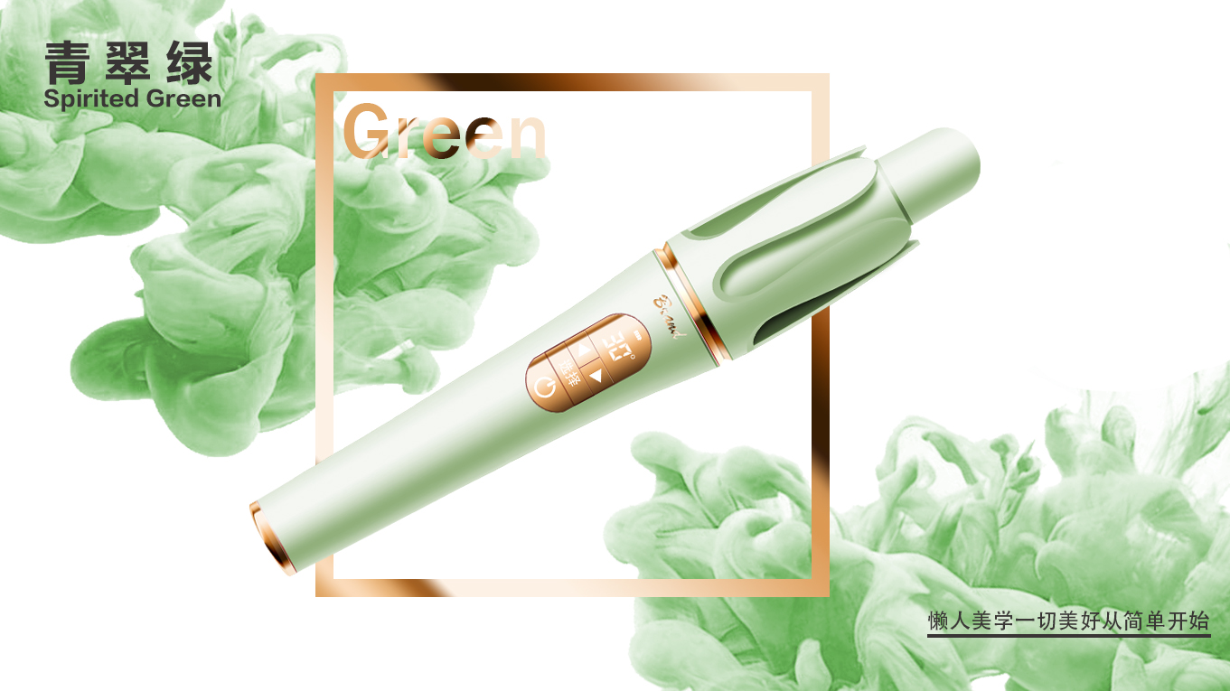 Hair stick，PS hand drawn，