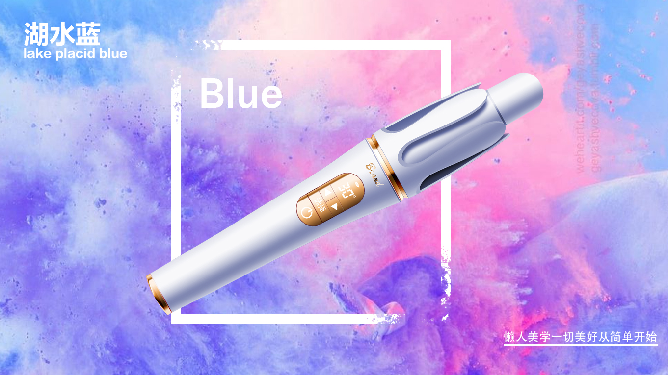 Hair stick，PS hand drawn，