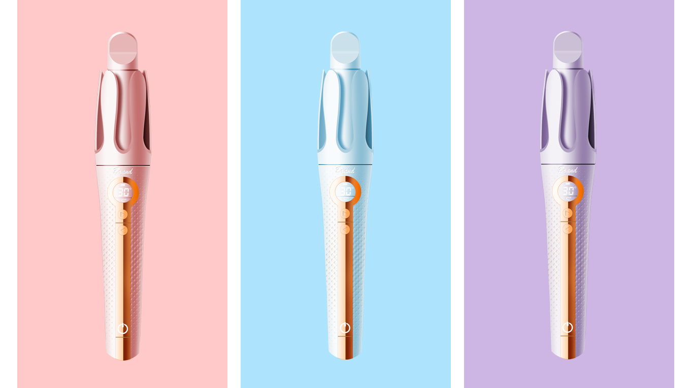 Hair stick，PS hand drawn，