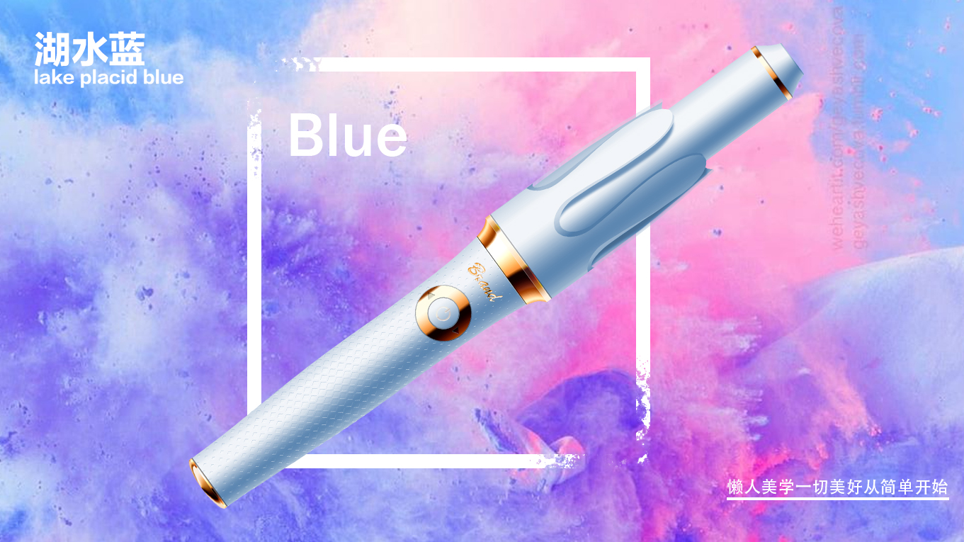 Hair stick，PS hand drawn，