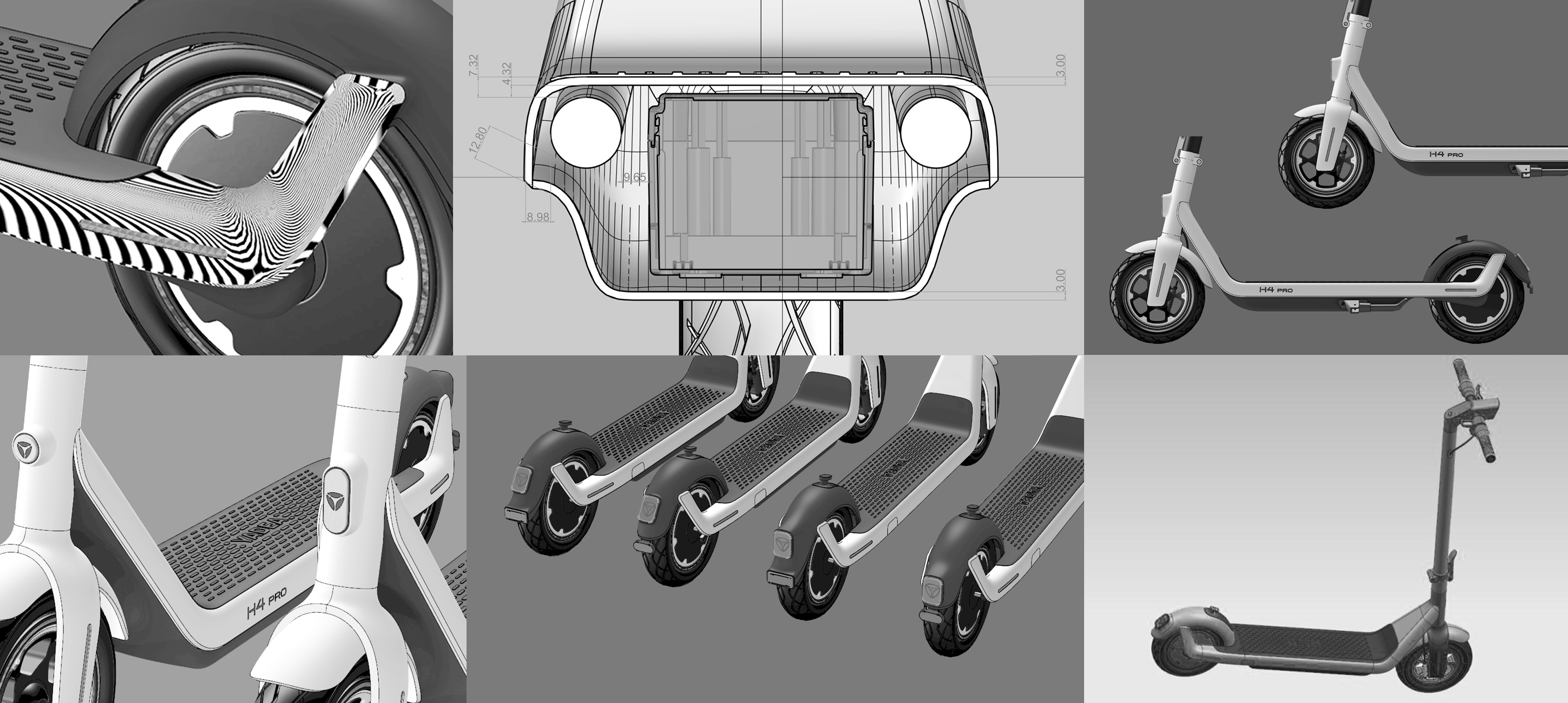 Electric scooter，vehicle，Electric vehicle，Scooter，Two rounds，vehicle，Travel，product design，