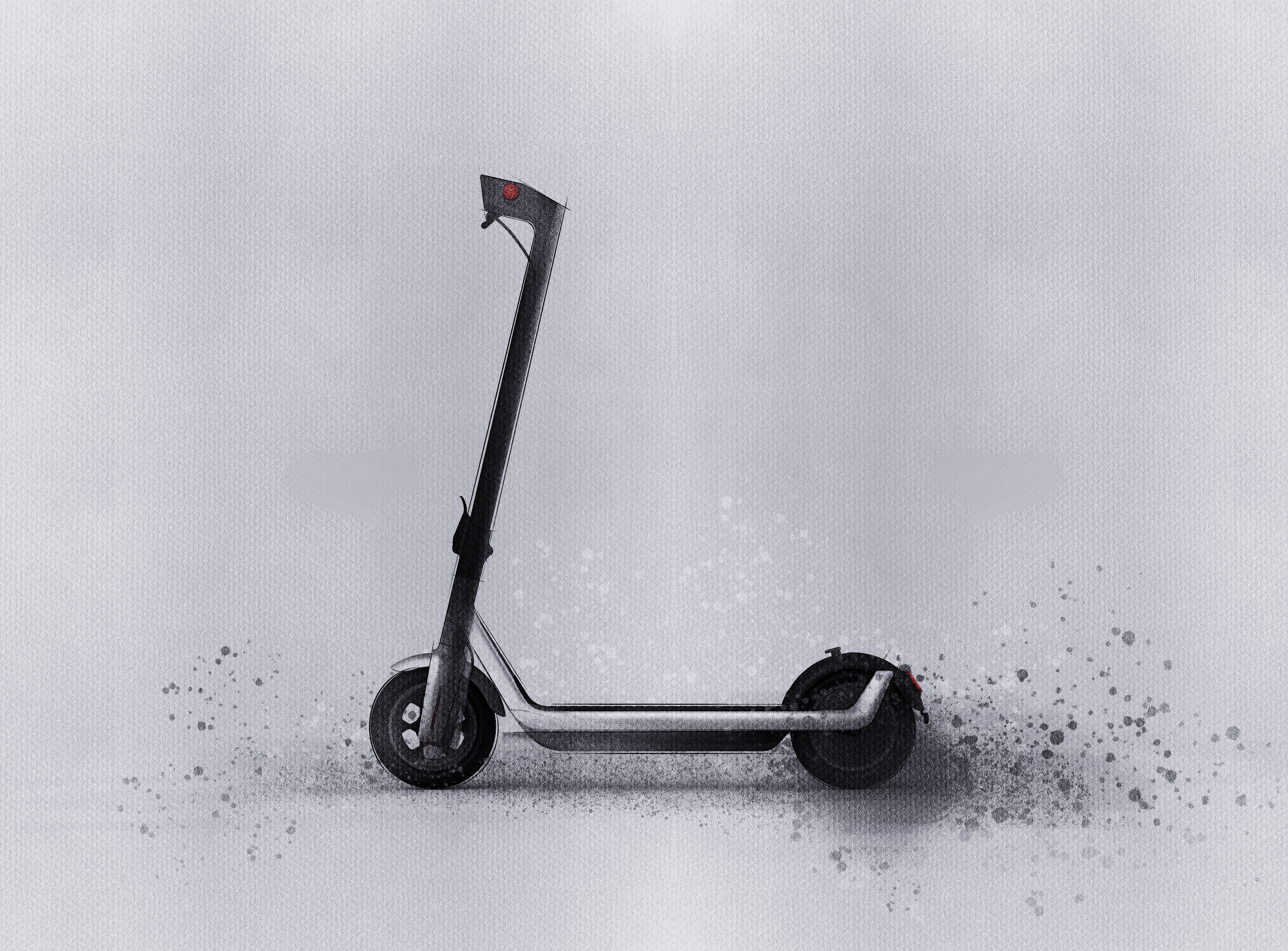 Electric scooter，vehicle，Electric vehicle，Scooter，Two rounds，vehicle，Travel，product design，