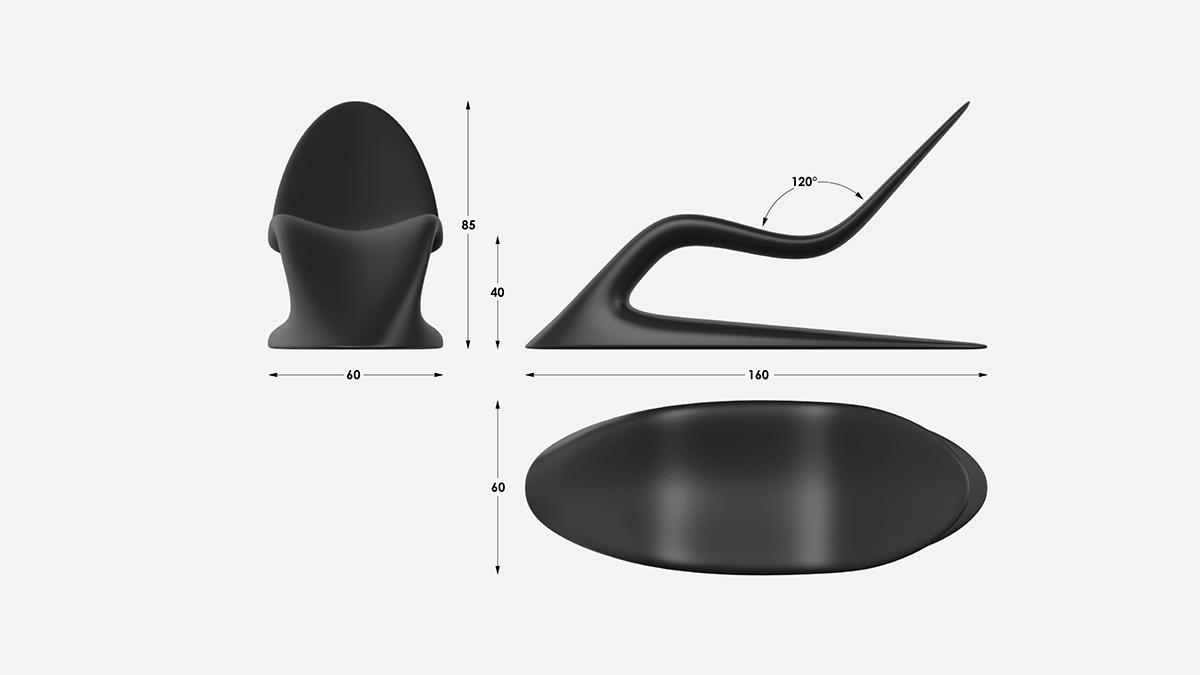 deck chair，Lane，rotate，molding ，polyethylene，Organic，relax，