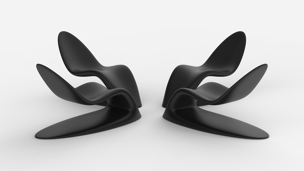 deck chair，Lane，rotate，molding ，polyethylene，Organic，relax，