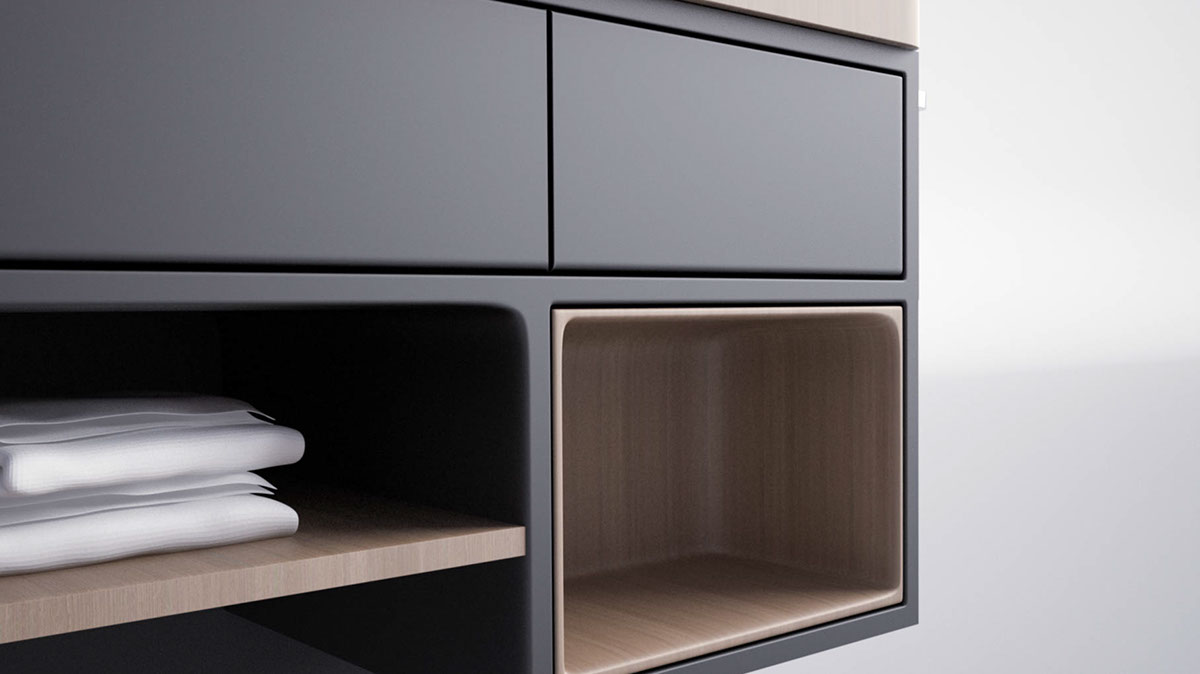 Pool cabinet，3D rendering，