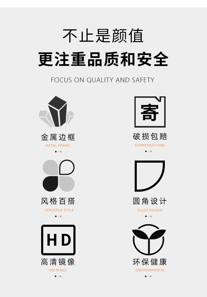 3D modeling，design sketch，Detail page，Full-length mirror，Selling point planning display, high click main map，