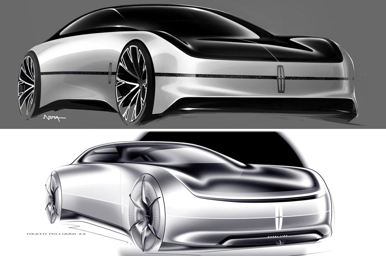 Monterey，Electric vehicle，L100，luxury，Lincoln，Automobile design，conceptual design，Lincoln car，