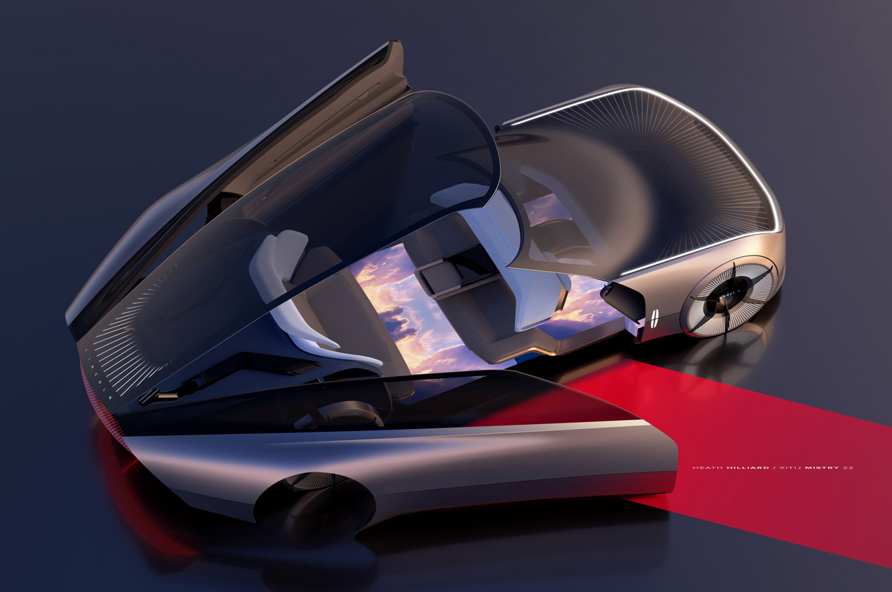 Monterey，Electric vehicle，L100，luxury，Lincoln，Automobile design，conceptual design，Lincoln car，