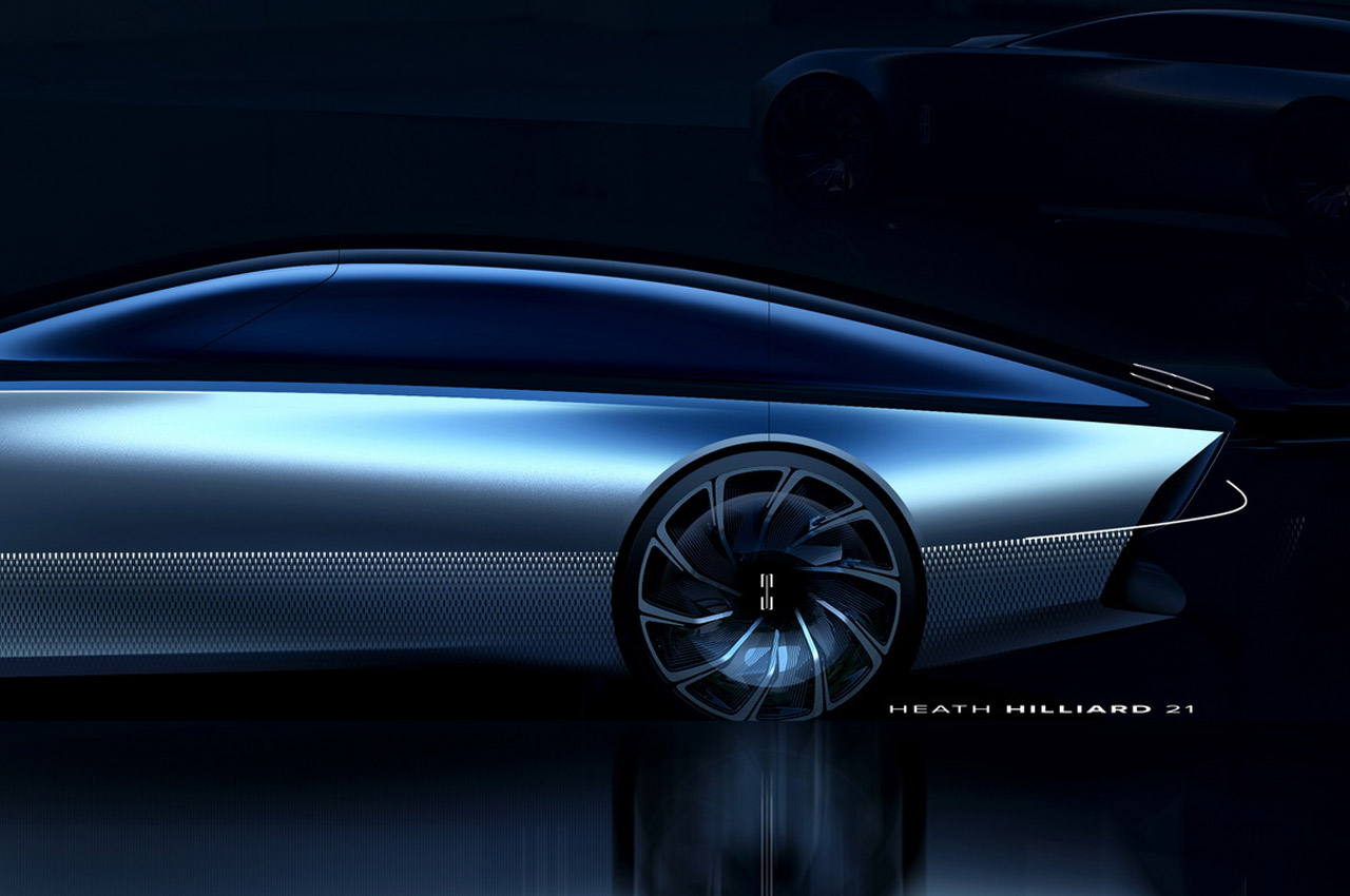 Monterey，Electric vehicle，L100，luxury，Lincoln，Automobile design，conceptual design，Lincoln car，
