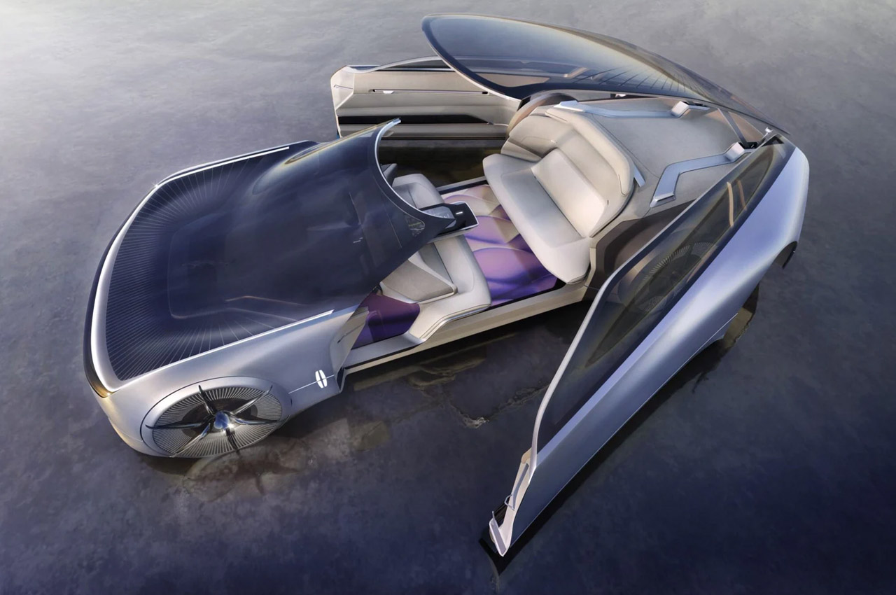 Monterey，Electric vehicle，L100，luxury，Lincoln，Automobile design，conceptual design，Lincoln car，