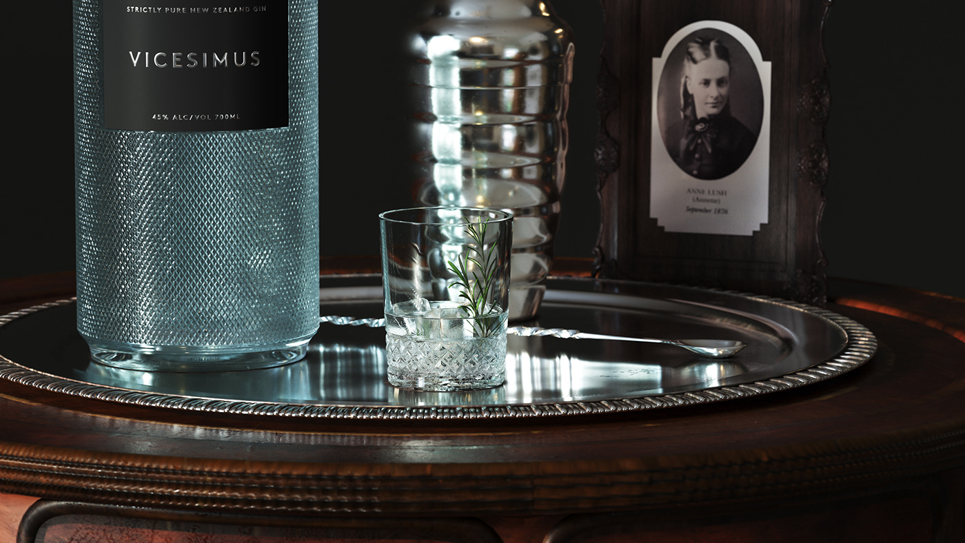Vicesimus，Gin，Appearance design，Gin，