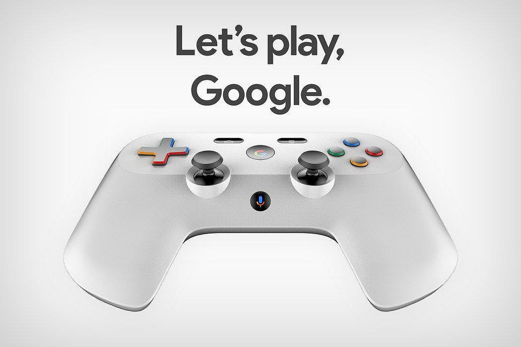 google，游戏手柄，外观设计，产品设计，