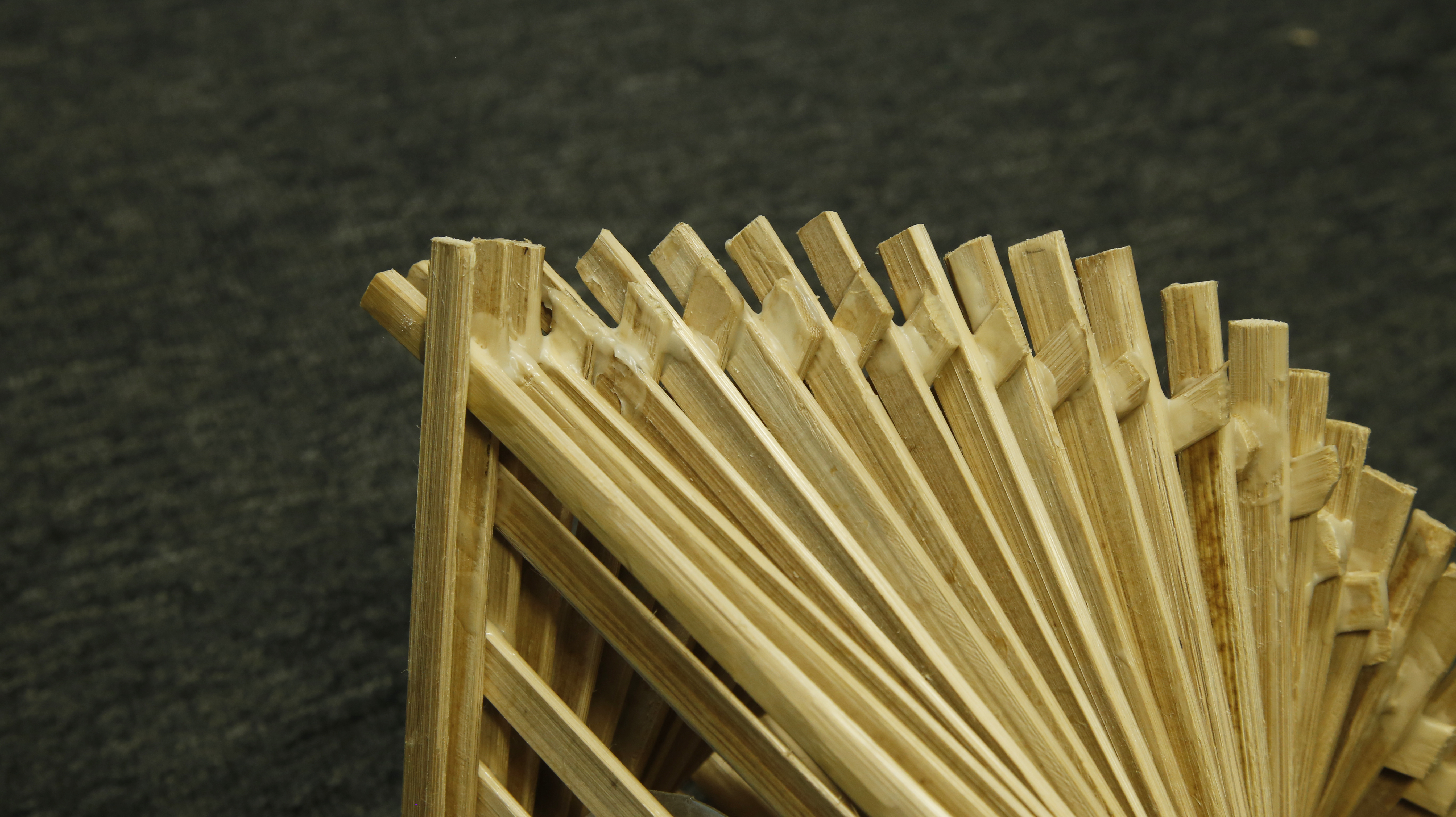 Creative bamboo lamp，Graduation project，