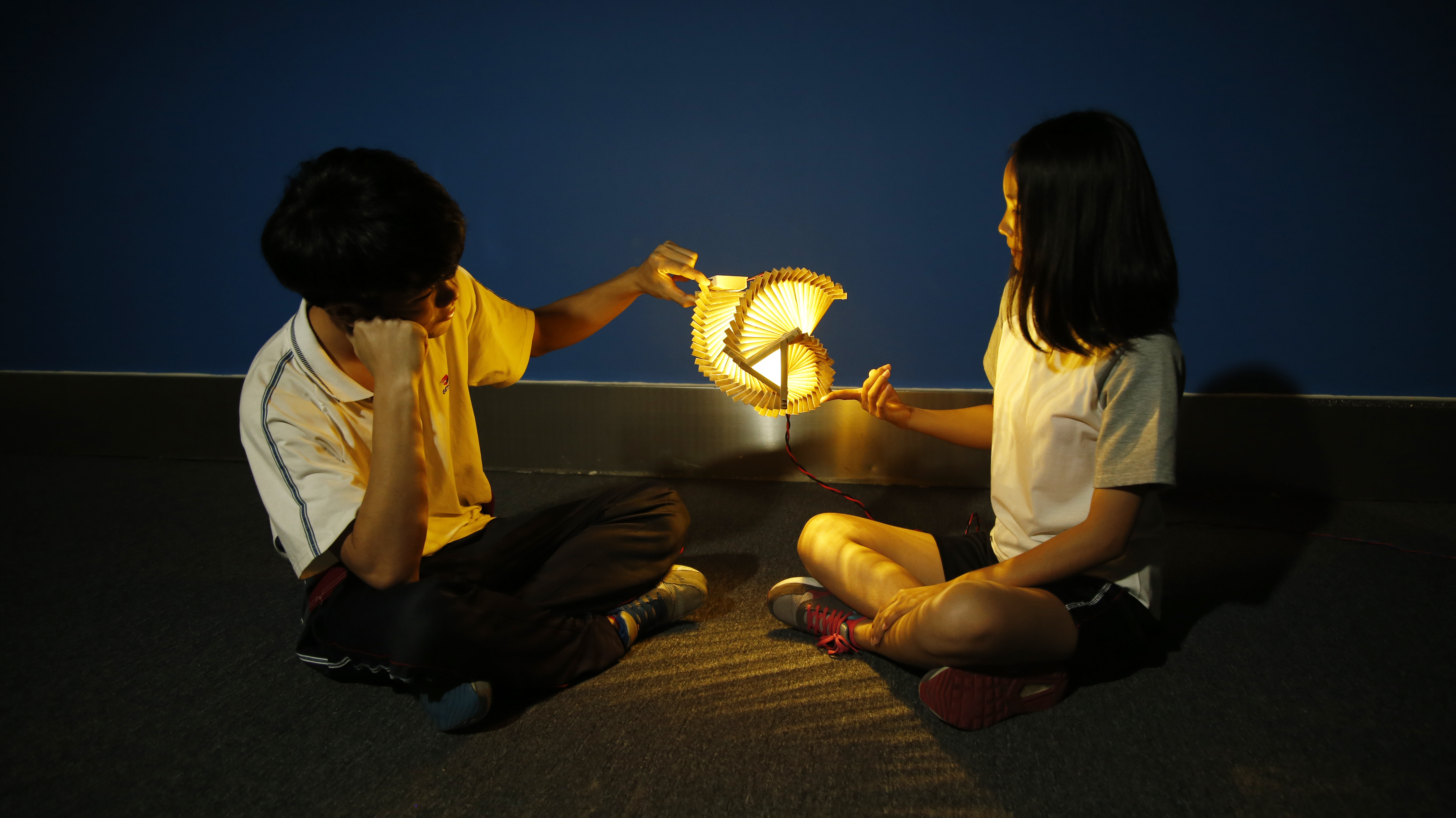 Creative bamboo lamp，Graduation project，