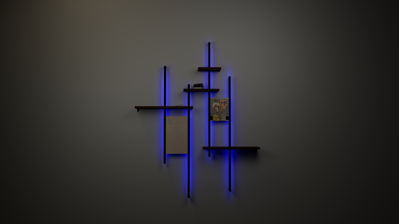 Blaze，lighting，Wall cabinet，intelligence，