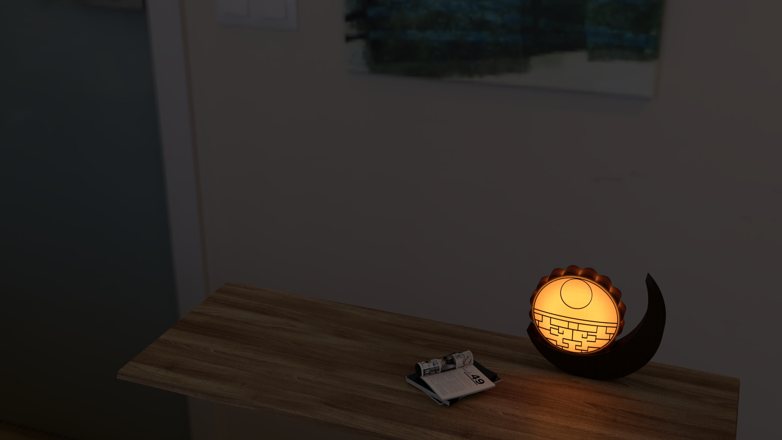 Table lamp wall lamp，