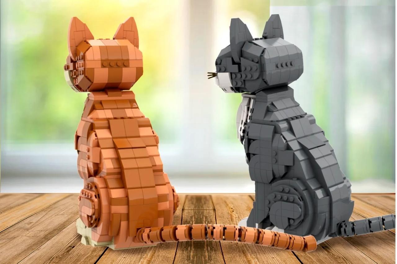 Lego，cat，product design，Appearance design，