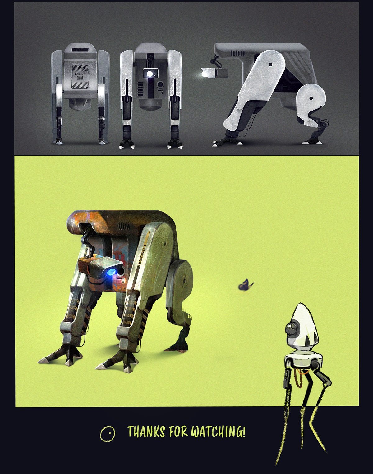 concept，robot，Appearance design，Hand drawn manuscript，