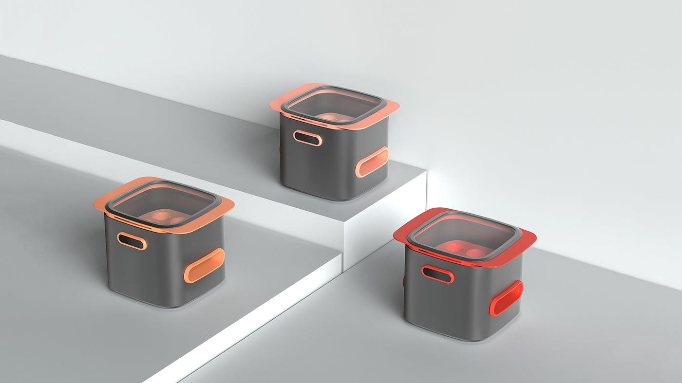 ember，product design，oven，light，