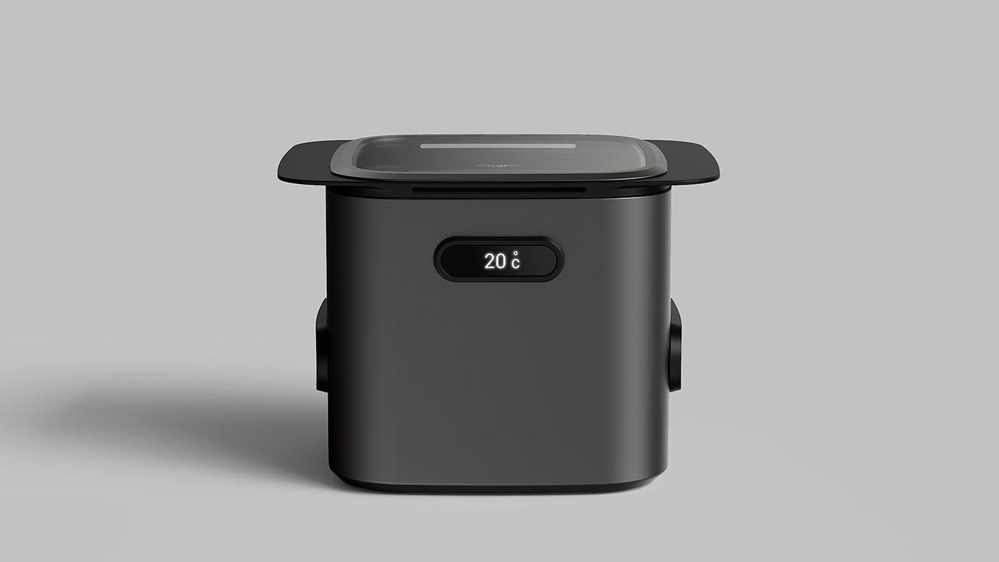 ember，product design，oven，light，