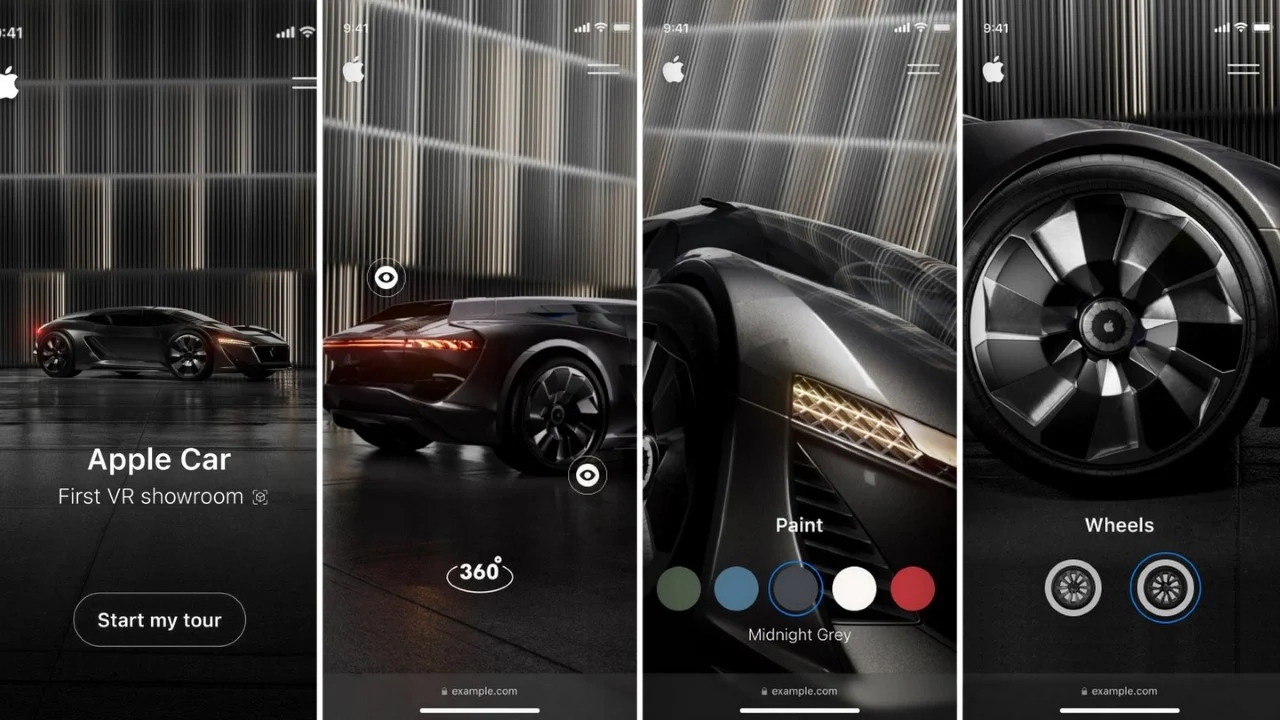 apple，electric vehicle，industrial design，concept，