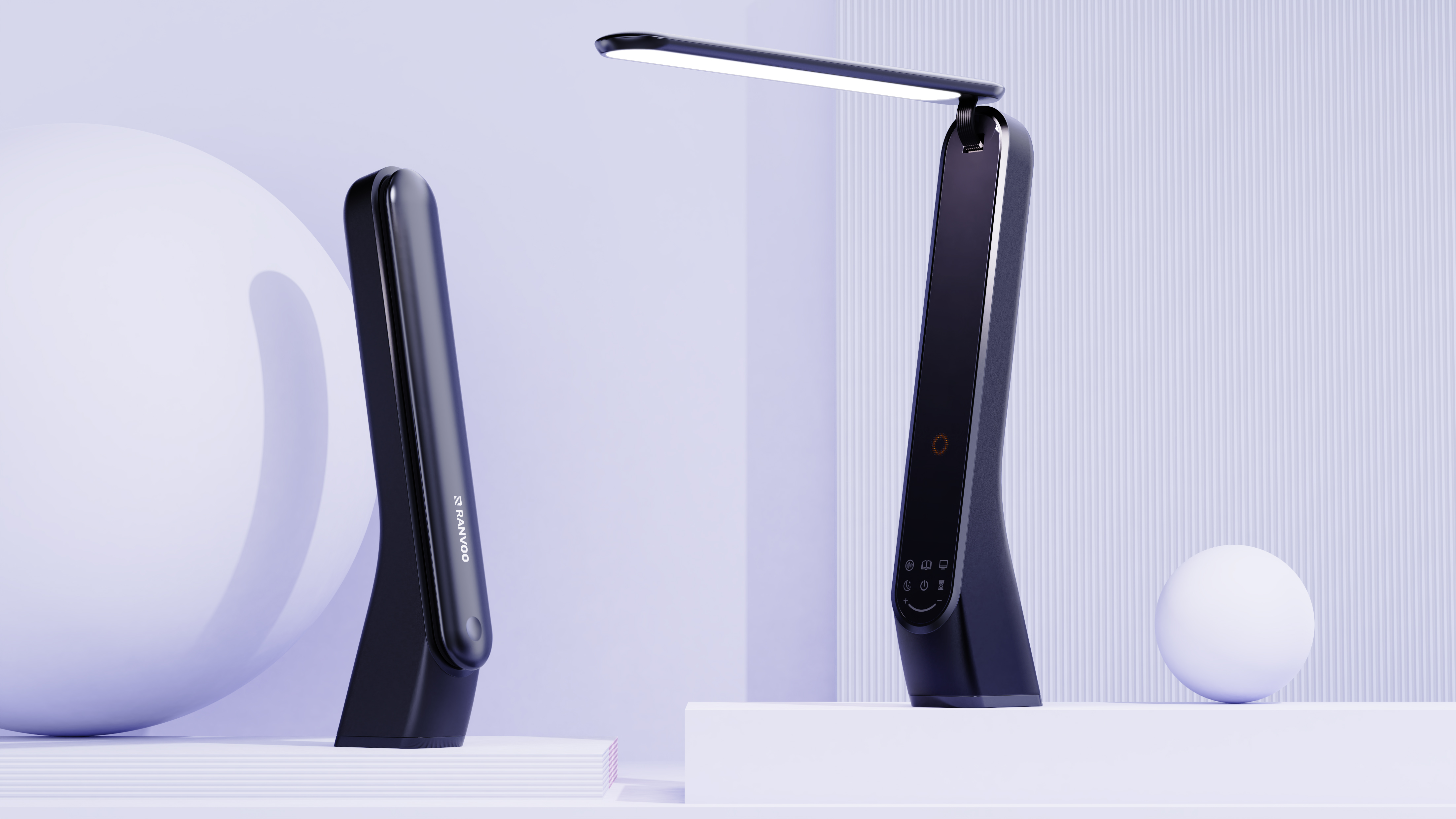 Desk lamp，Intelligent desk lamp，Voice interactive desk lamp，Table lamp design，Appearance design of desk lamp，